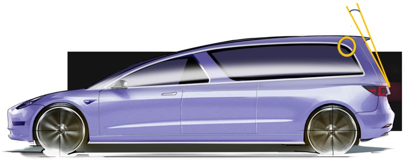 Tesla Model 3 - E-Hearse